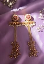 Pachhi Kundan Kashmiri Earring